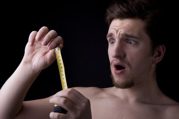 the man measured the shaft before increasing his arrogance